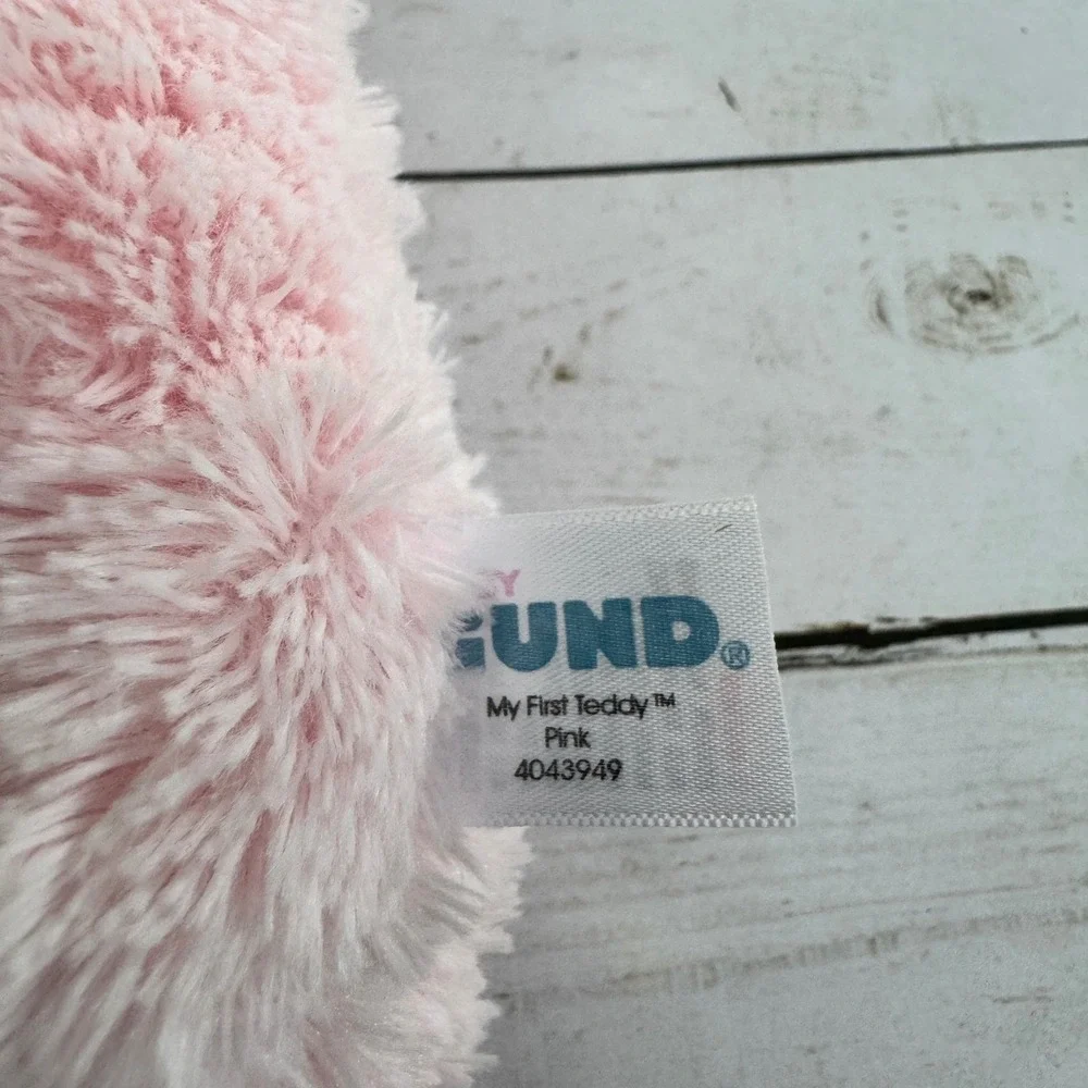 GUND Baby My First Teddy Bear‎ Pink Plush 8